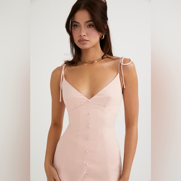 House of CB Cornelia Sun Dress in Blush (S) - Picture 4 of 10